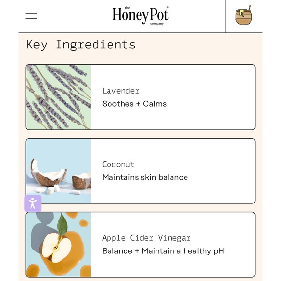 New! The Honey Pot Company Normal Foaming Wash for Women - Picture 9 of 9